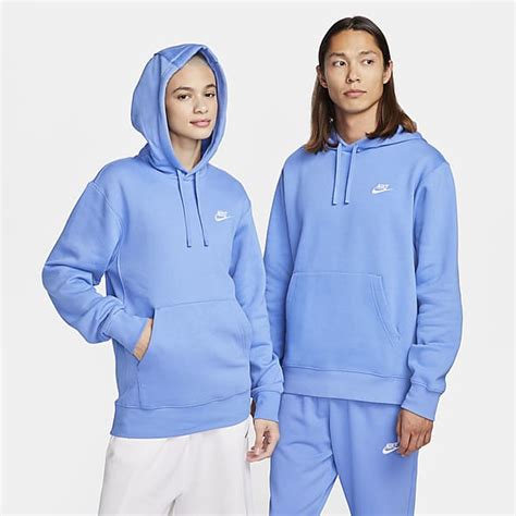 blauwe hoodie heren nike|Blauw Hoodies .